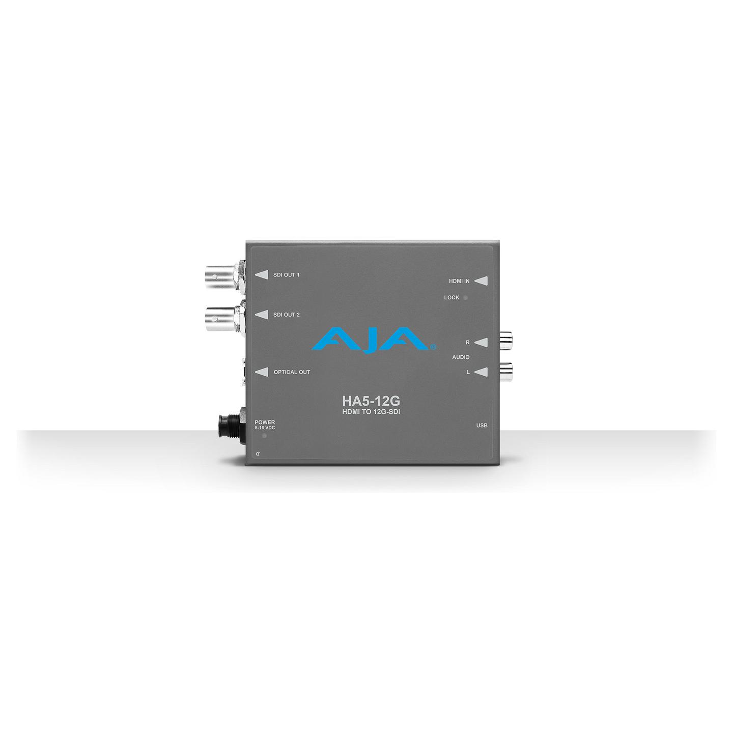 Konvertues Video AJA HA5-12G, HDMI 2.0 në 12G-SDI, 4K/UltraHD - Hiri