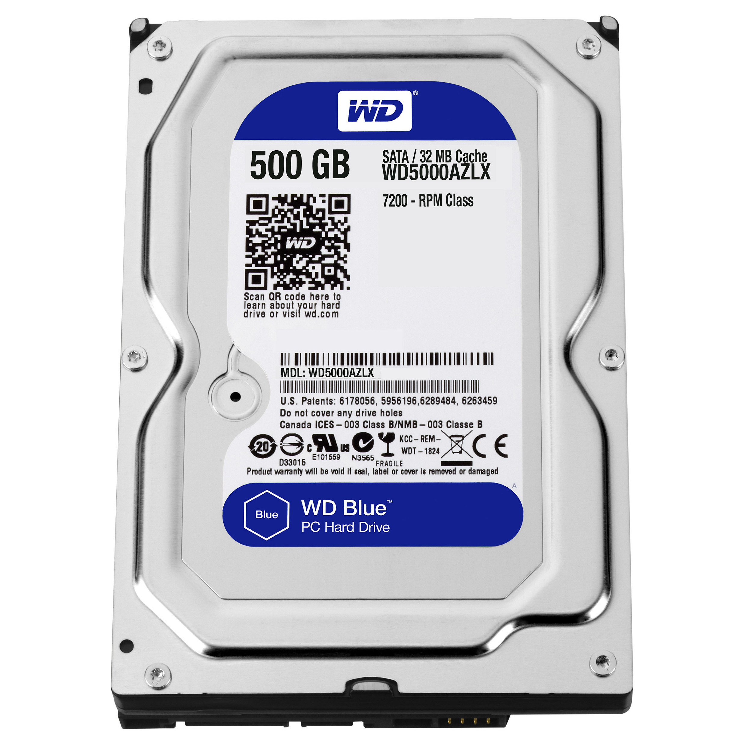 HDD e Brendshme Western Digital Blue / 500GB / 7200 RPM / 32MB - 3