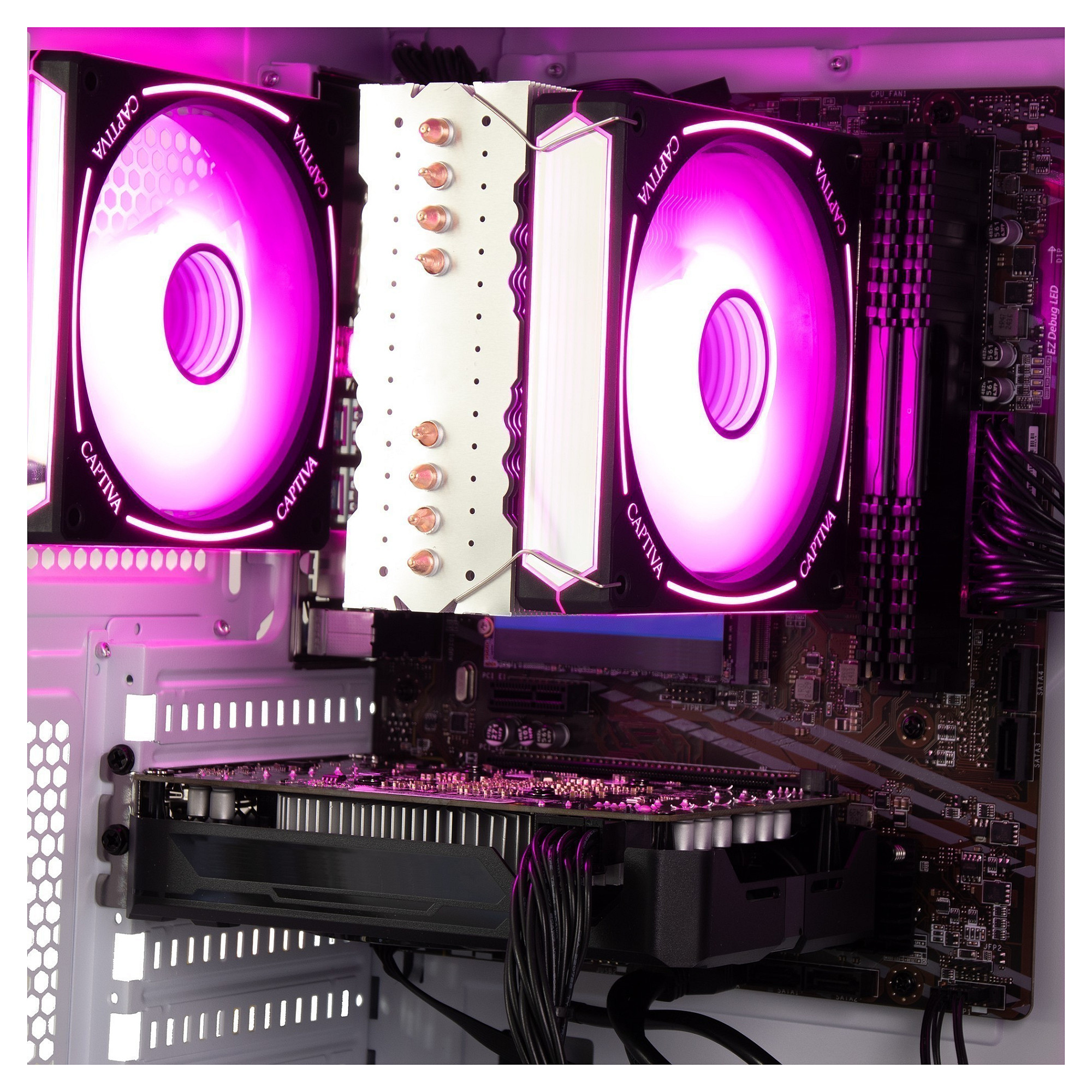 Kompjuter Gaming Captiva Advanced Gaming R92-912 / AMD Ryzen 7 5700X / 32GB DDR4 / 1TB / RTX 5060 8GB - Bardhë - 8