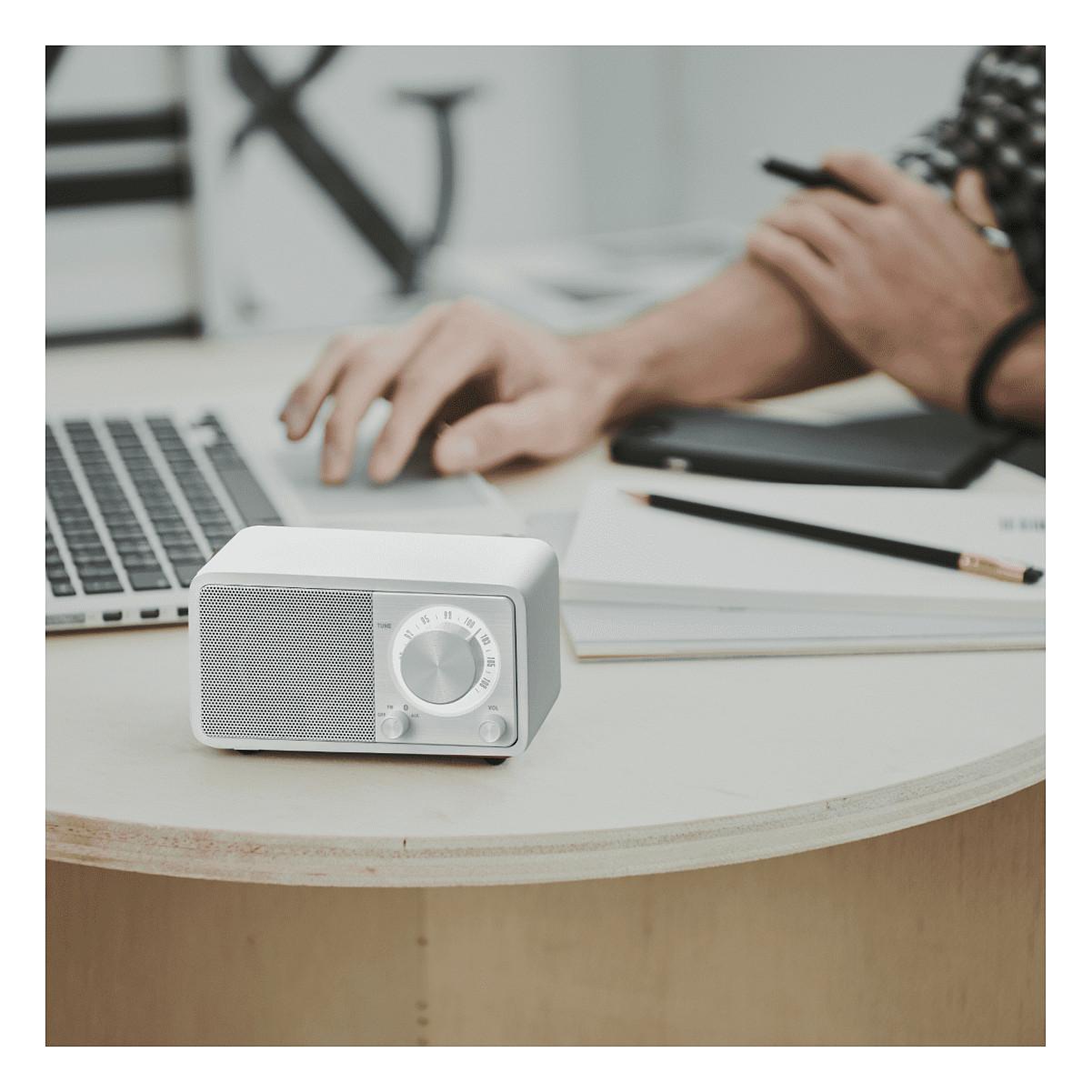 Radio portative Sangean WR-7, FM, bateri Li-Ion 2600 mAh, autonomi deri në 36 orë - Bardhë - 5