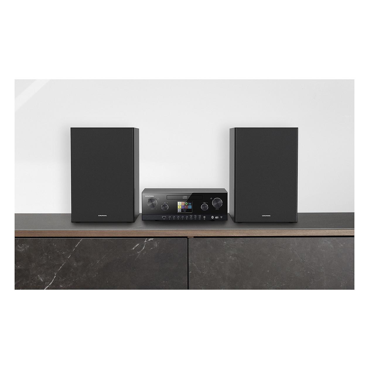 Sistem Audio për Shtëpi Grundig CMS 5000 BT, 100W, CD, DAB+, FM, Bluetooth – Zezë - 4
