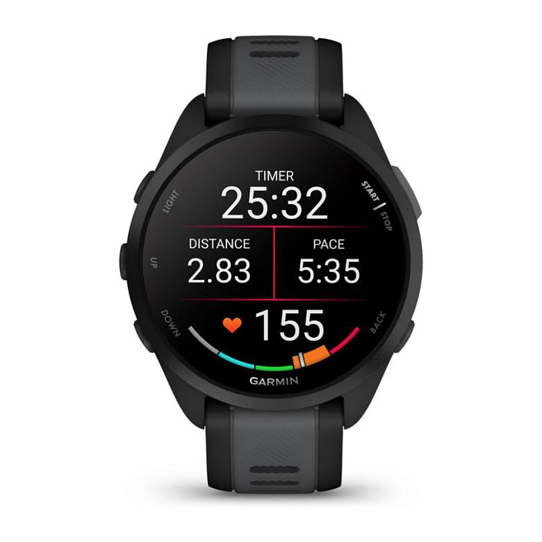 Orë e mençur Garmin Forerunner 165 / 43mm / AMOLED / GPS / Bluetooth / Wi-Fi / 4GB - Zezë/Hiri - 2