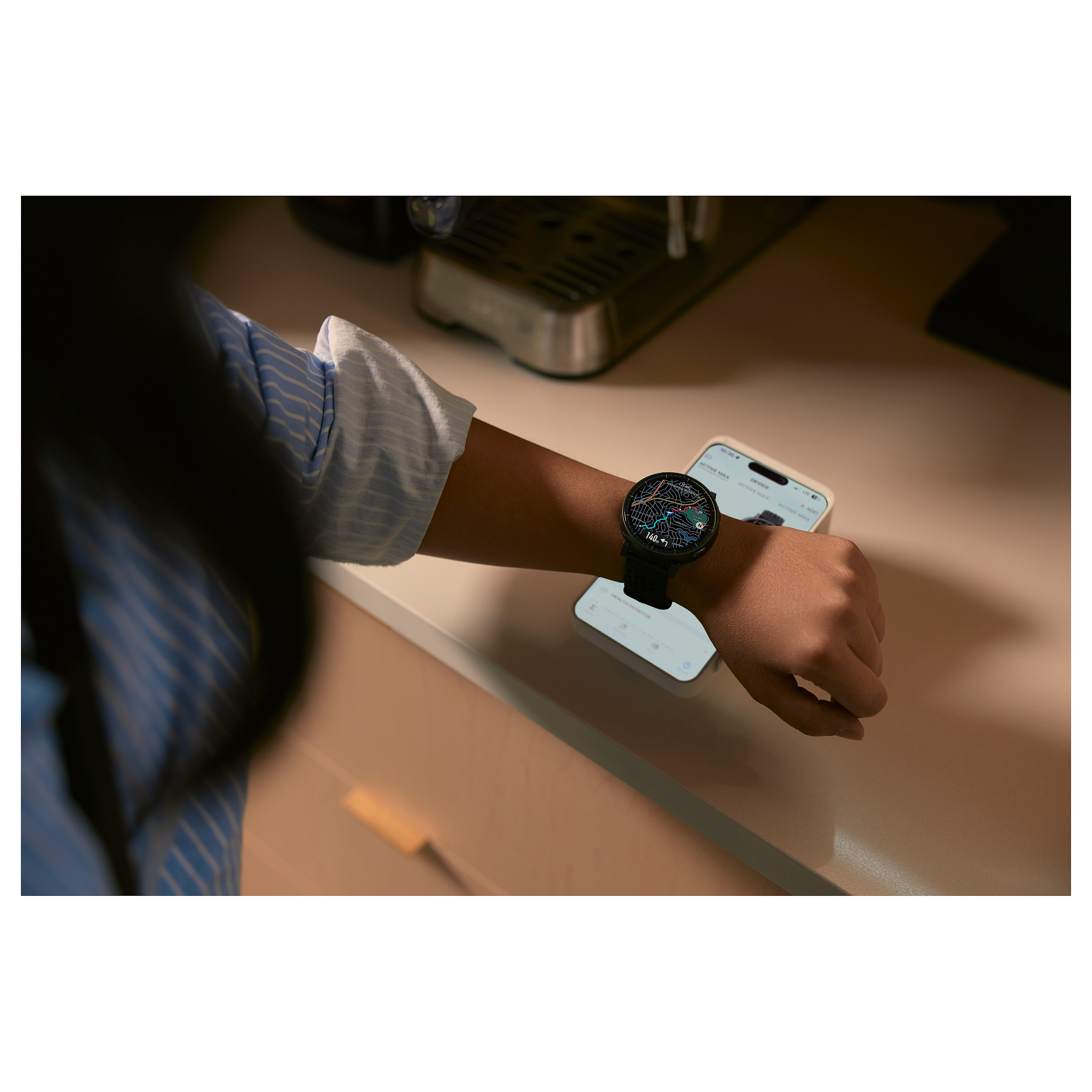 Orë e Mençur Amazfit Active Max / AMOLED 1.5" / GPS / NFC / Bluetooth / 4GB - E Zezë - 34