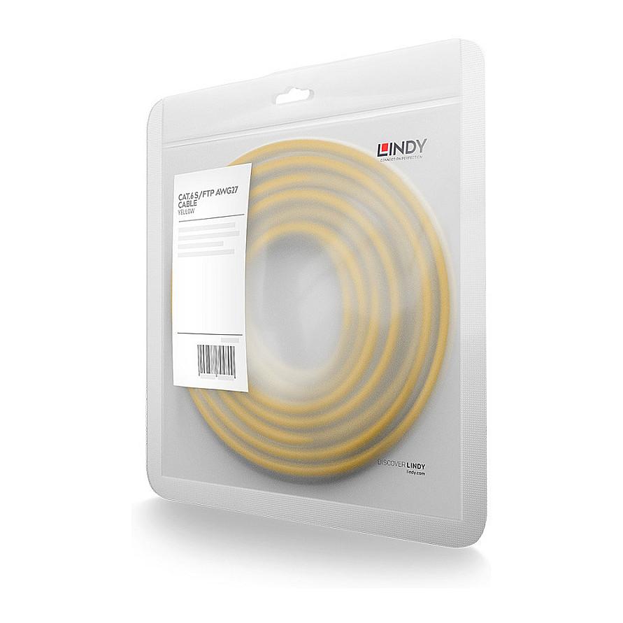 Kabllo për Rrjet LINDY 47766 / Cat 6 / S/FTP / RJ-45 / 250 MHz / 5m - Verdhë - 2