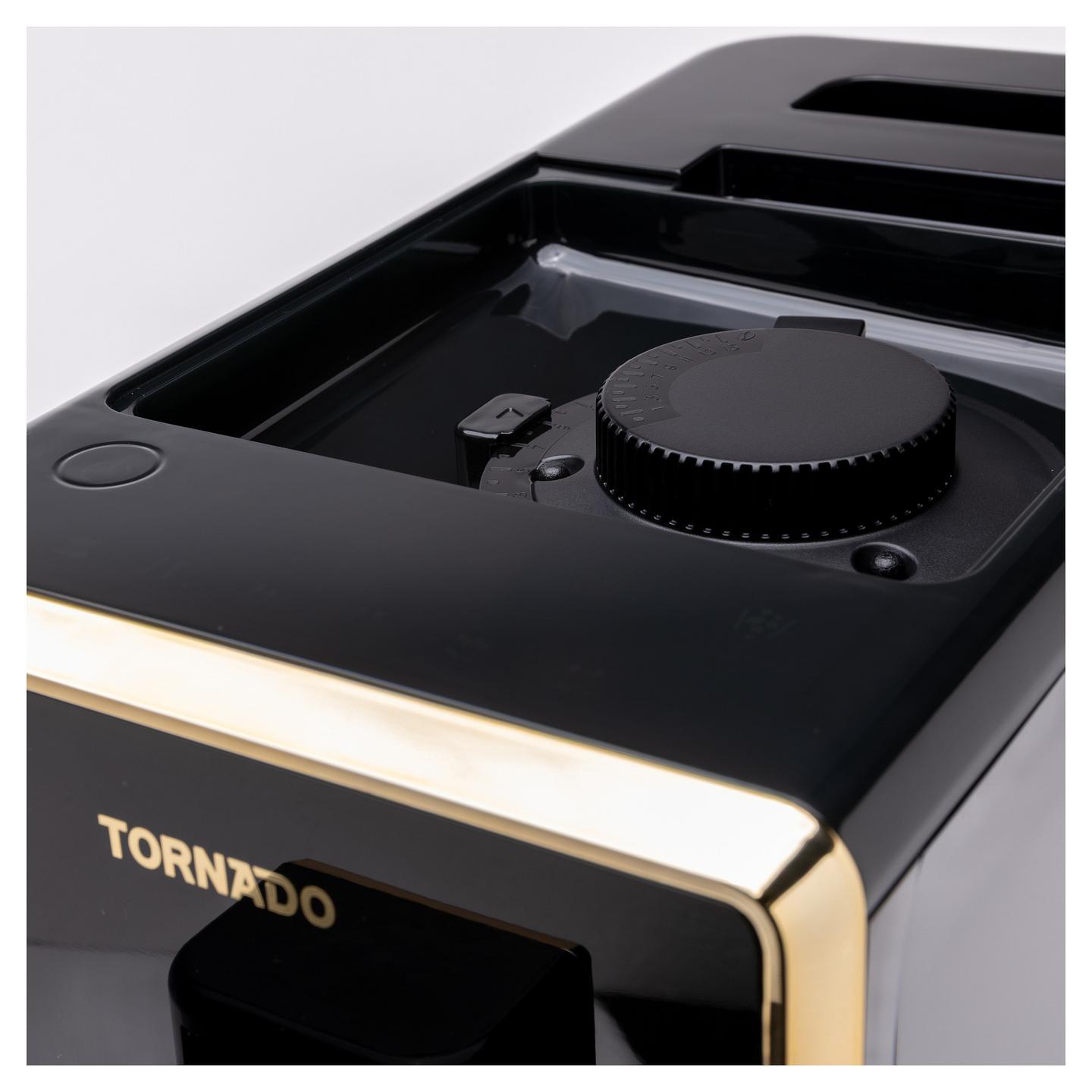 Aparat për Kafe TORNADO TCM-9008A-GS, 1350 W, 20 bar, Mulli i Integruar, 1.5 L - Zezë/Ari - 23