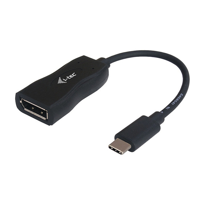 Adapter i-tec USB-C në DisplayPort 4K/60Hz / 0.15m / i zi - 1
