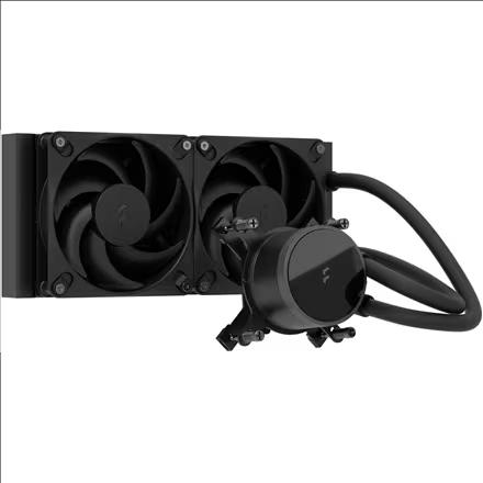 Ftohës për Procesor Fractal Design Radius 240, 240mm, 2x120mm - Zezë