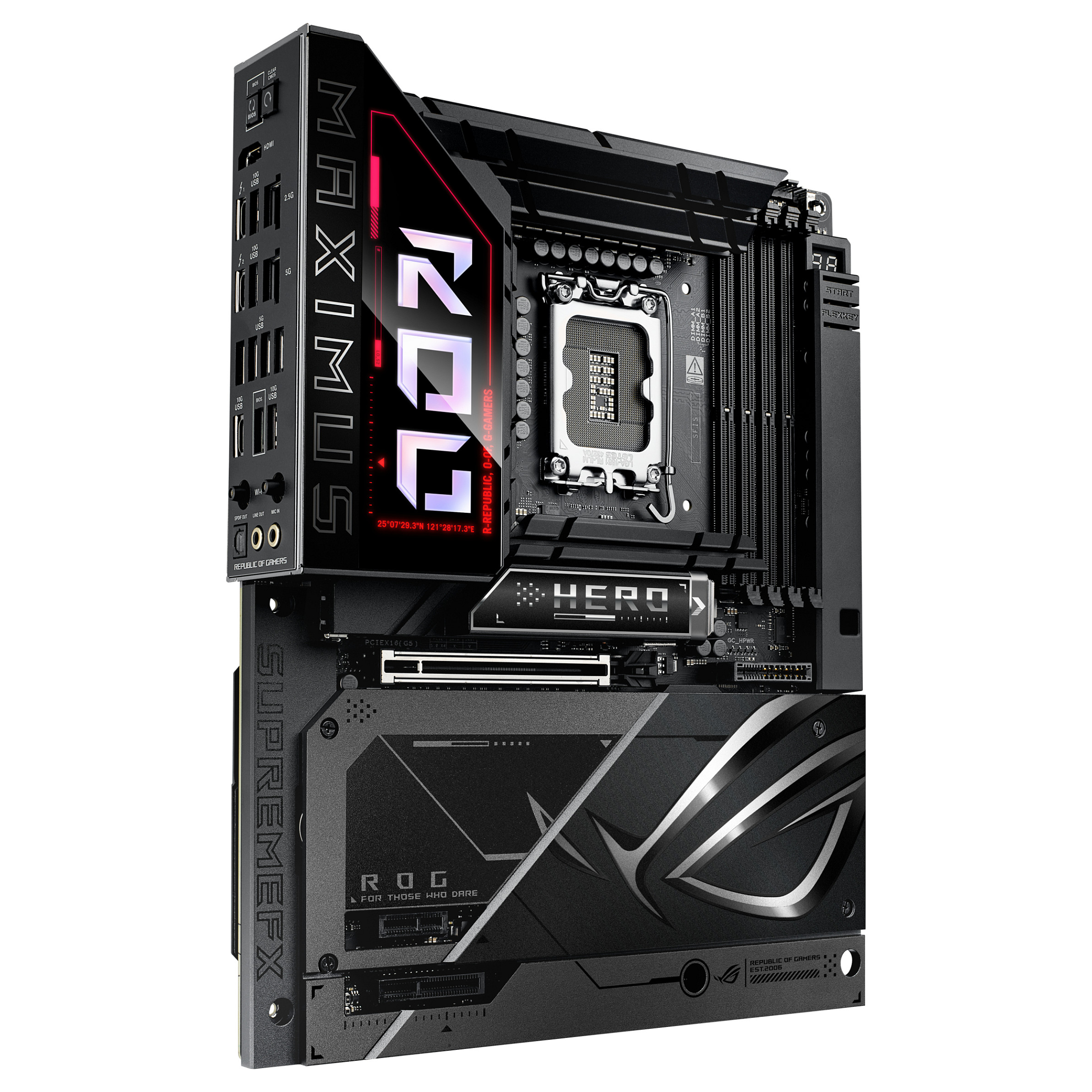 Pllakë Amë MB Intel ASUS ROG MAXIMUS Z890 HERO BTF / Intel Socket 1851 / DDR5 / ATX / HDMI+Thunderbolt 4 - 3
