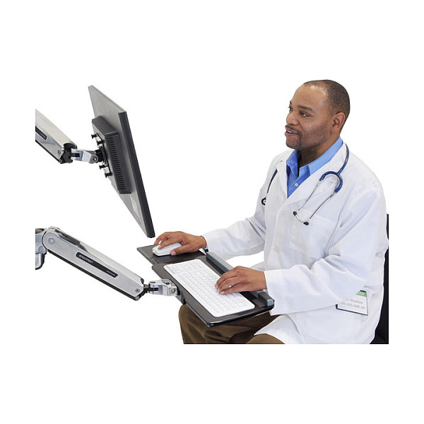 Mbajtëse e tastierës dhe mausit Ergotron LX / 2.2 kg / 51 cm / Shtrirje të tastaturës 107 cm - 4