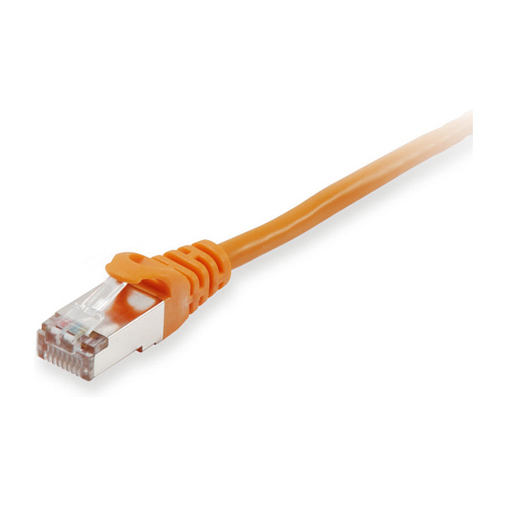 Kabllo UTP Equip Patchkabel Cat6A S/FTP 2xRJ45 1.00m orange LSZH Polybeutel - 2