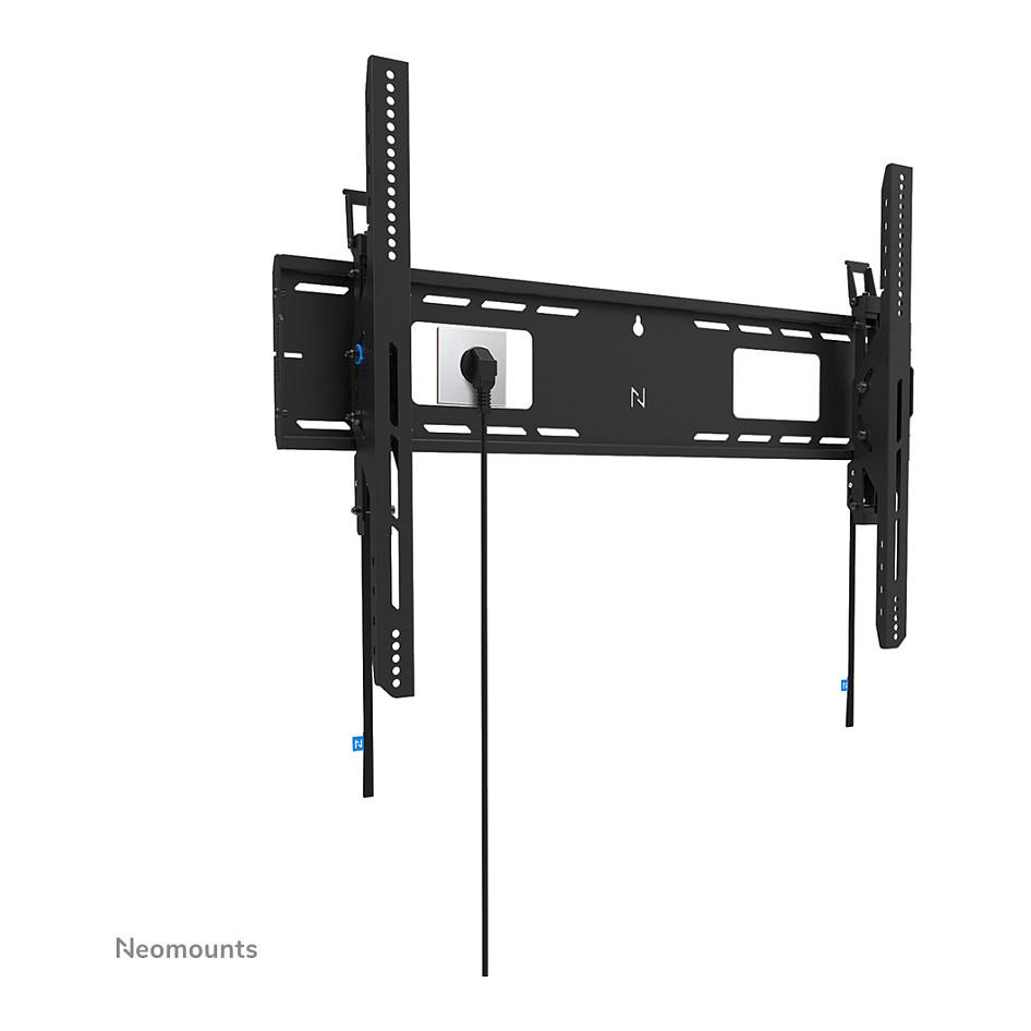 Mbajtëse Muri për TV Neomounts WL35-750BL18 / 55"-98" / 125kg / Tilt ±15° / Heavy Duty / Lockable / TÜV - Zezë - 9