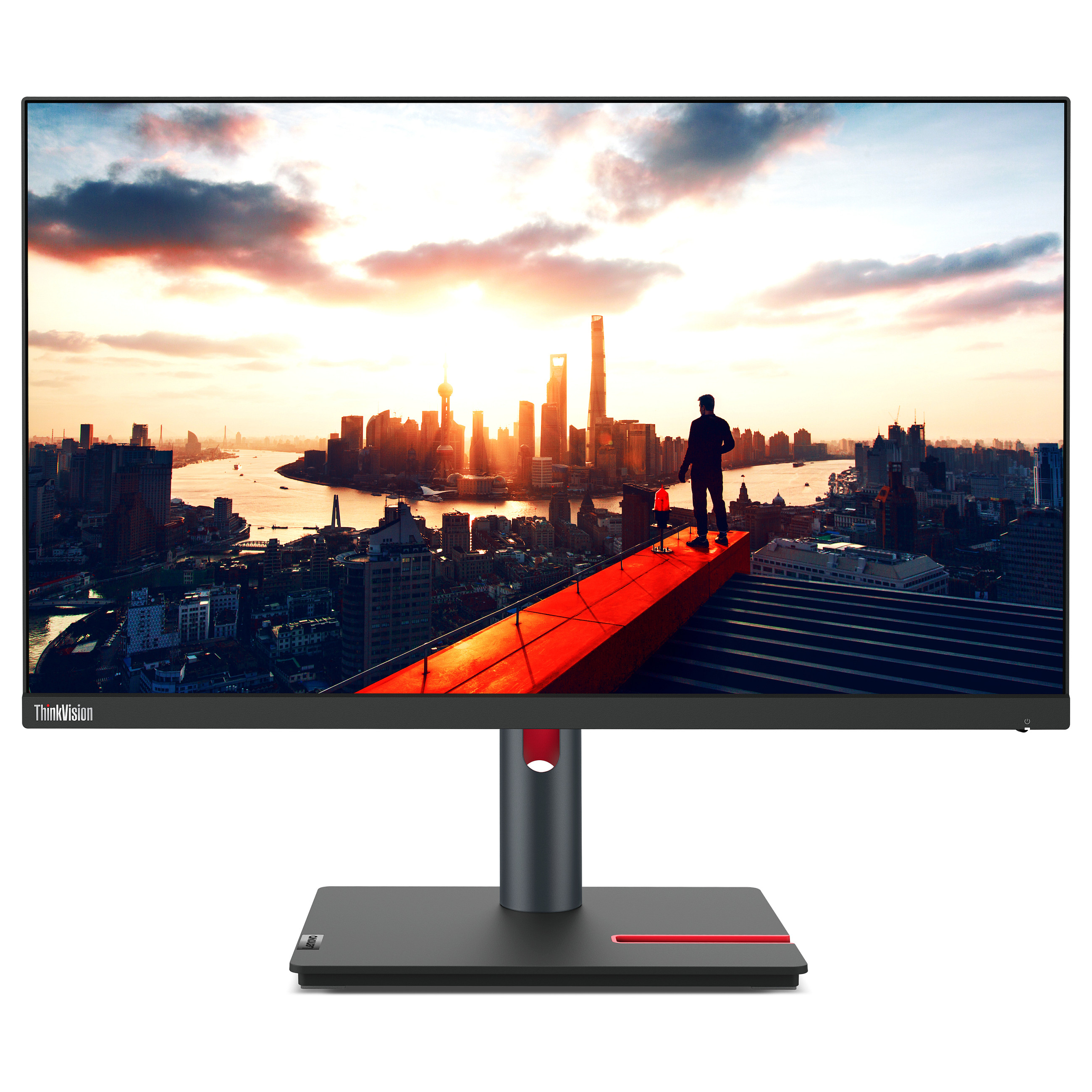 Monitor Lenovo ThinkVision P24h-30 / 23,8"/ Quad HD LED IPS / 60Hz / 4ms / HDMI+DP+USB-C - Zezë - 5