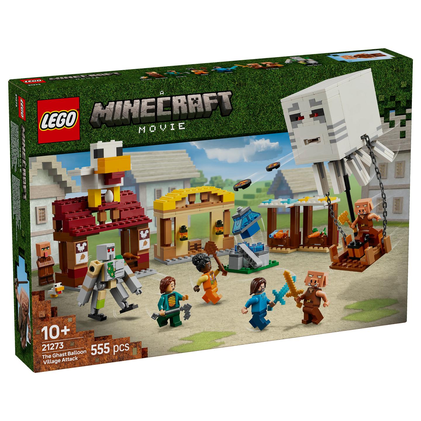 LEGO Minecraft The Ghast Balloon Village Attack - 8
