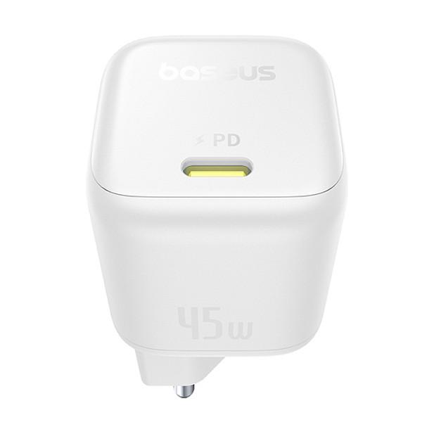 Adapter Baseus PicoGo P10176800213-00 / 45W / GaN / 1x USB-C PD / PPS / Universal – Bardhë - 3