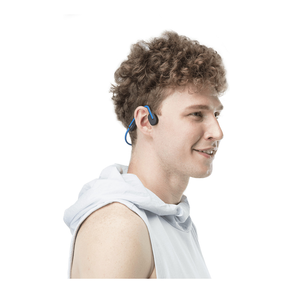 Kufje pa Kabllo Shokz OpenMove / Bluetooth / USB-C – Blu/Zezë - 5