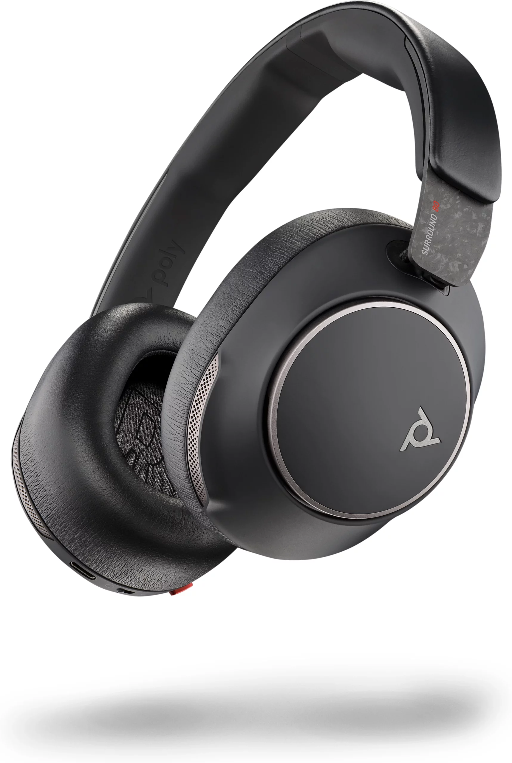 Kufje pa kabllo Poly Headset Voyager Surround 80 UC MS – Zezë - 2