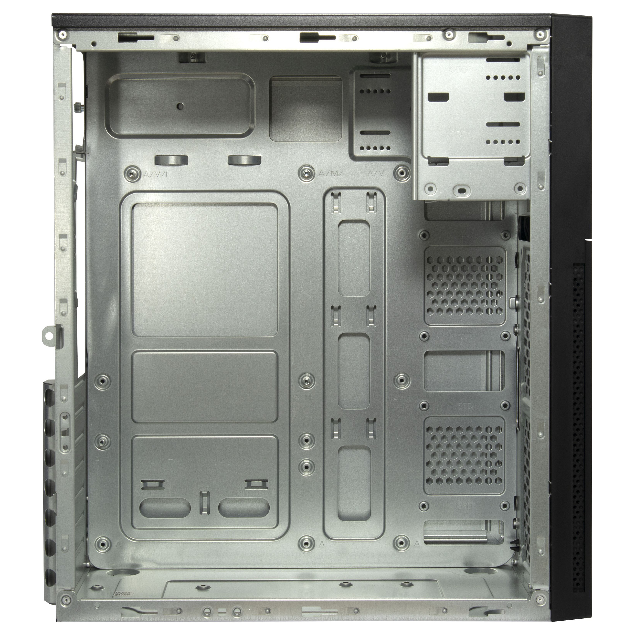 Kasë Midi Tower Inter-Tech / ATX / IT-2815 Linear – Zezë - 4