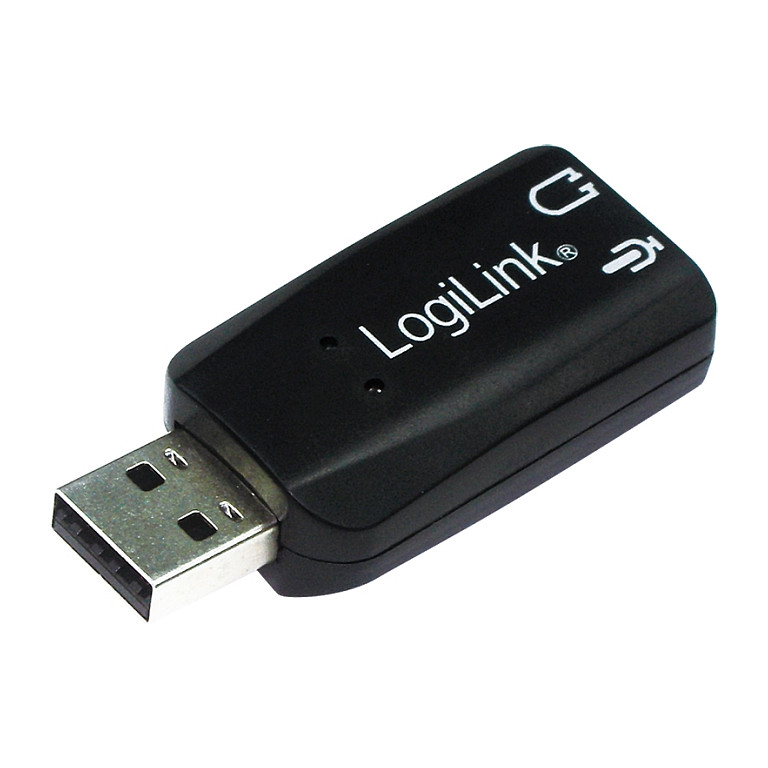 Karta Zëri LogiLink USB 2.0 Virtual 3D Sound Effect - Zezë - 3