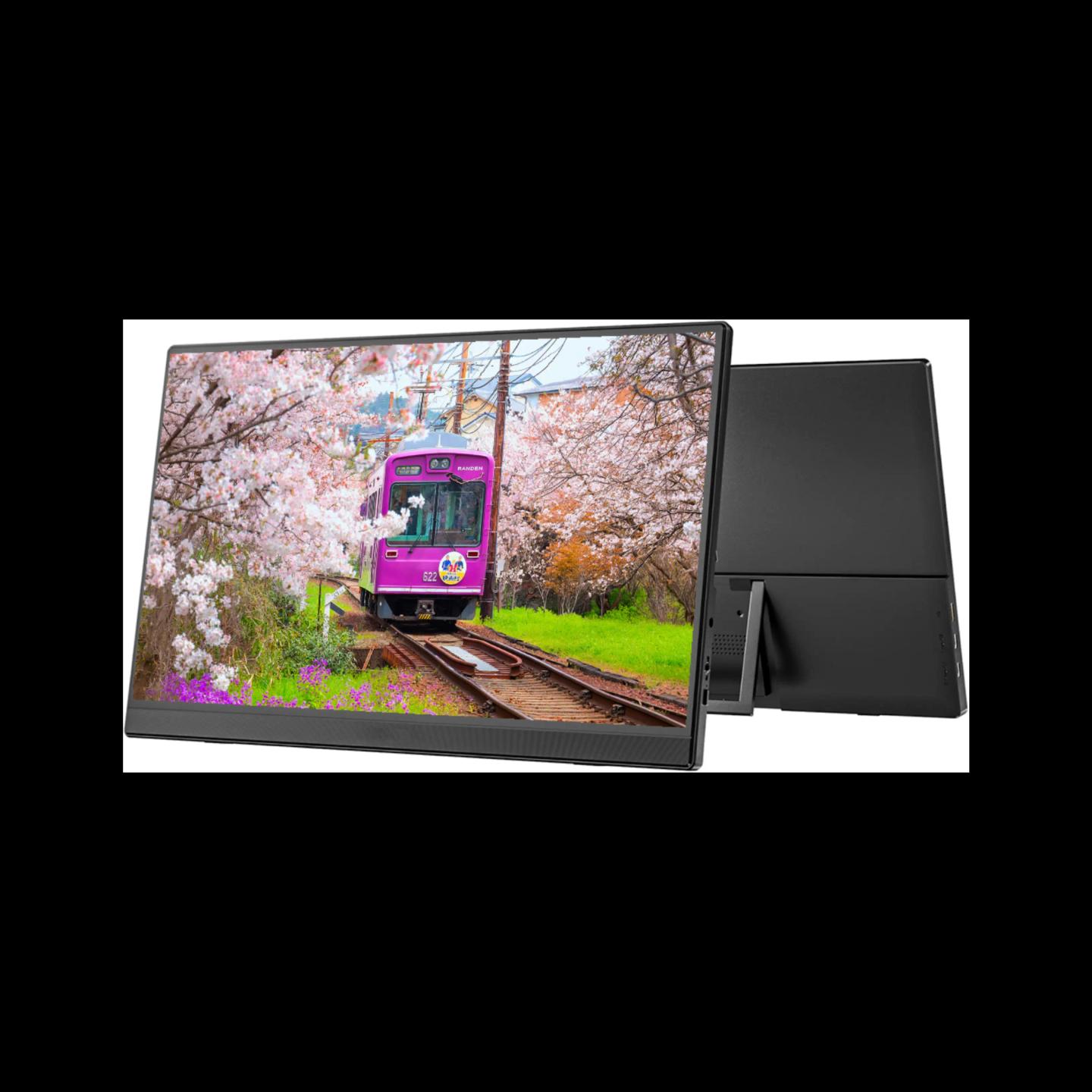 Monitor Portativ Touch JAPANNEXT JN-MD-I156F-T-LE / 15.6" / Full HD IPS / 60Hz / 30ms / USB-C+Mini HDMI - Zezë - 3