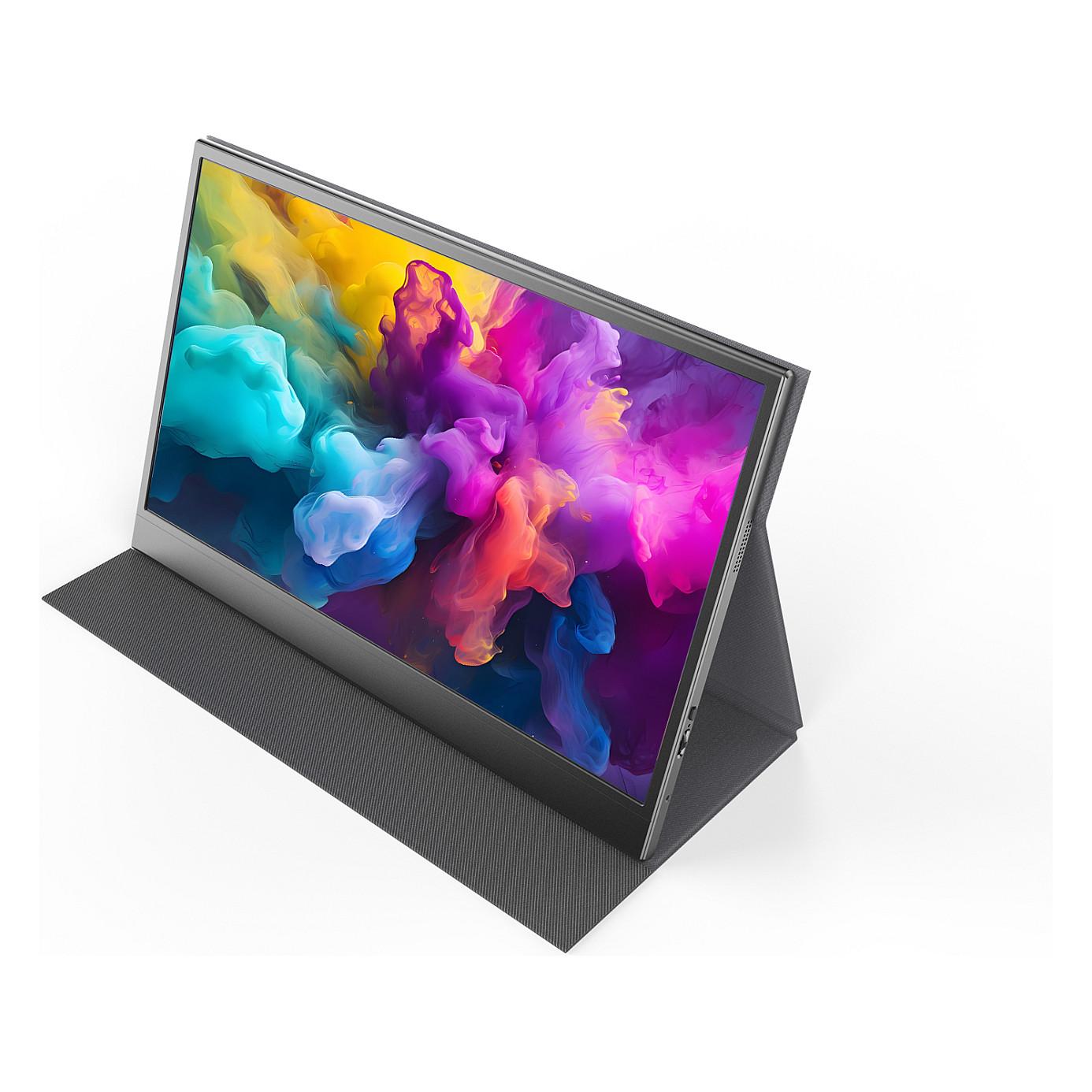 Monitor Portativ Denver PMO-15604 / 15.6" / Full HD IPS / 60Hz / 30ms / USB-C+Mini HDMI+3.5mm Audio - Zezë - 6