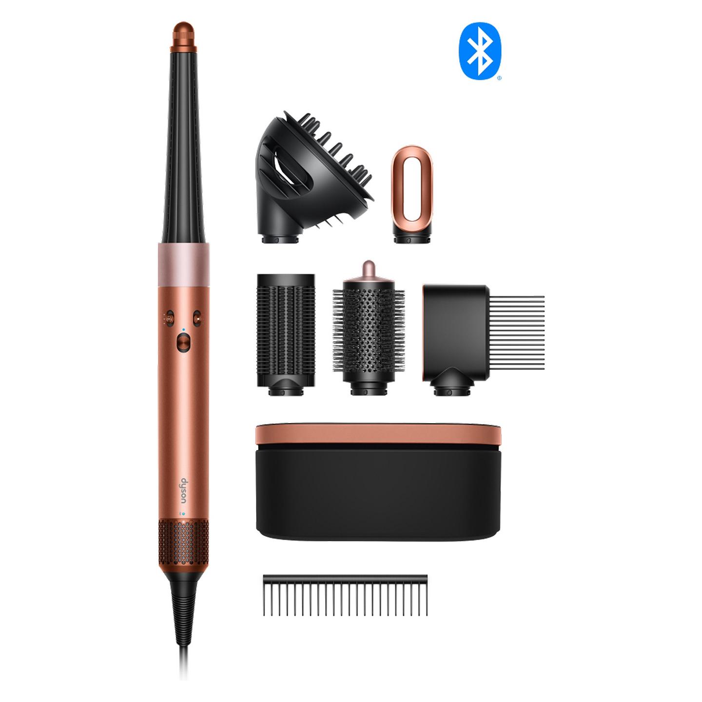Stilues flokësh Dyson Airwrap i.d. HS08 Curly + Coily, 6-në-1, Bluetooth, 1300 W - Amber Silk