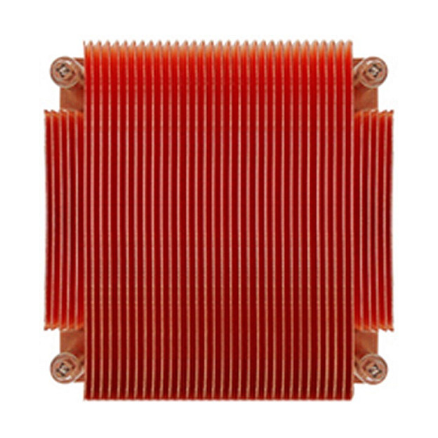Ftohës për Procesor Inter-Tech G-129 / 1U / Pasiv / LGA1366 / 90×88×23.5mm – Bakër - 4