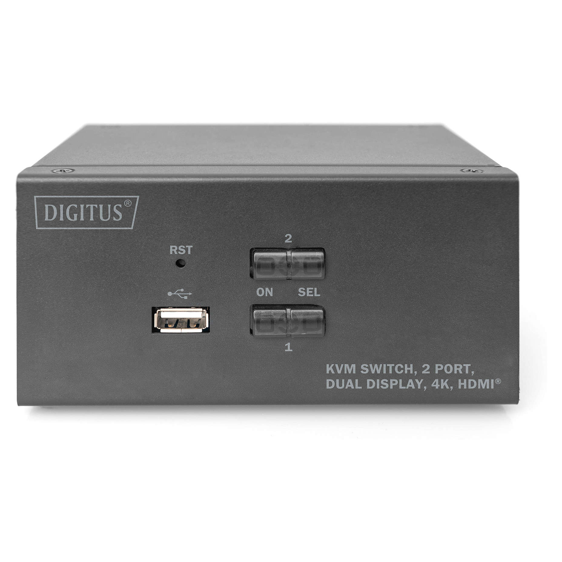 DIGITUS KVM Switch DS-12860 / 2-Port - 3