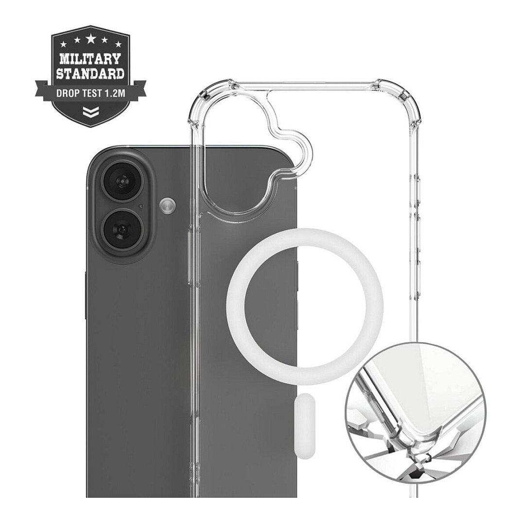 Aksesorë për telefon 4smarts Ibiza / Case / Apple iPhone 17 / Hybrid MagSafe - Transparent - 2