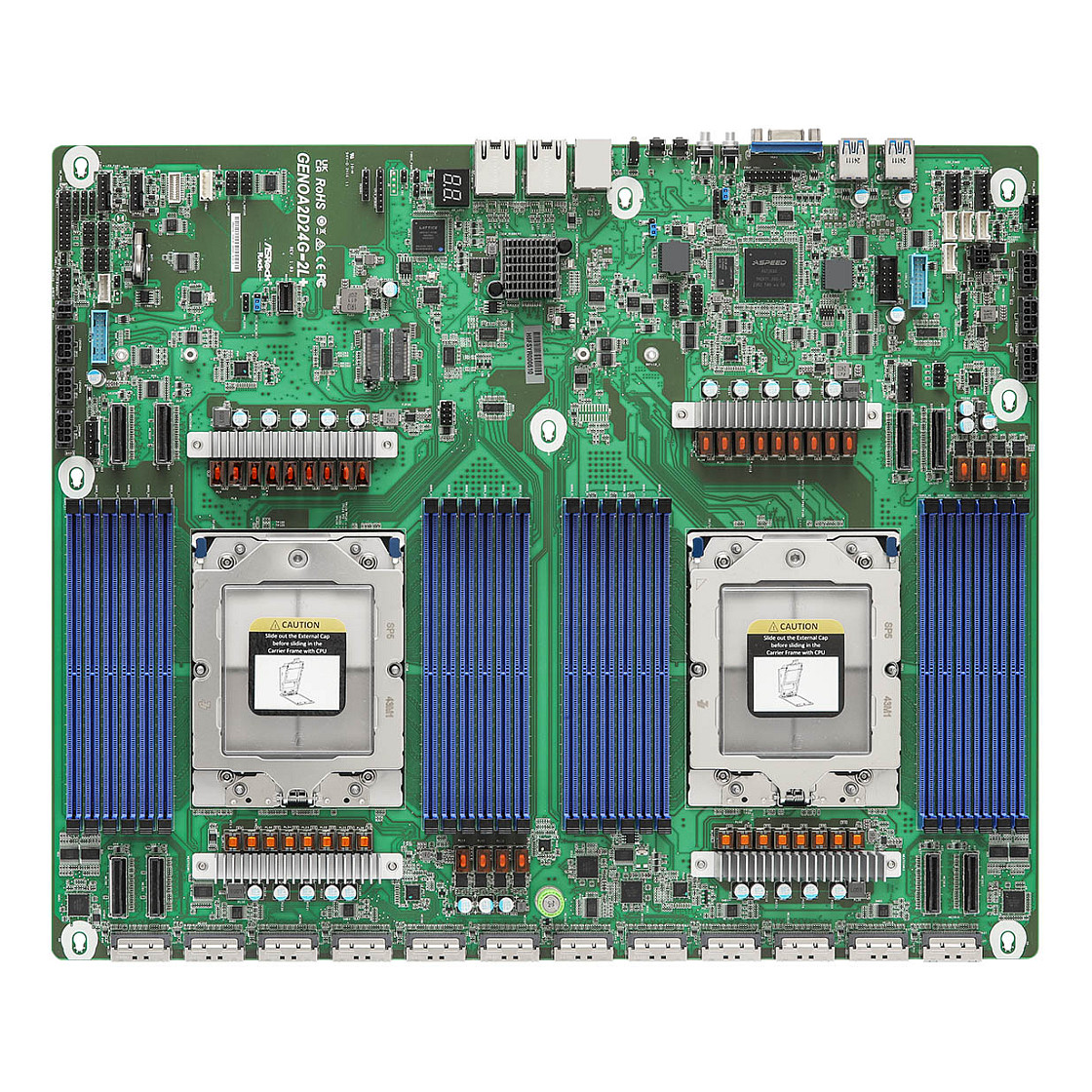 Pllakë Amë MB Server ASRock Mainboard GENOA2D24G-2L+ Proprietary Dual Sockel SP5 Single - 1
