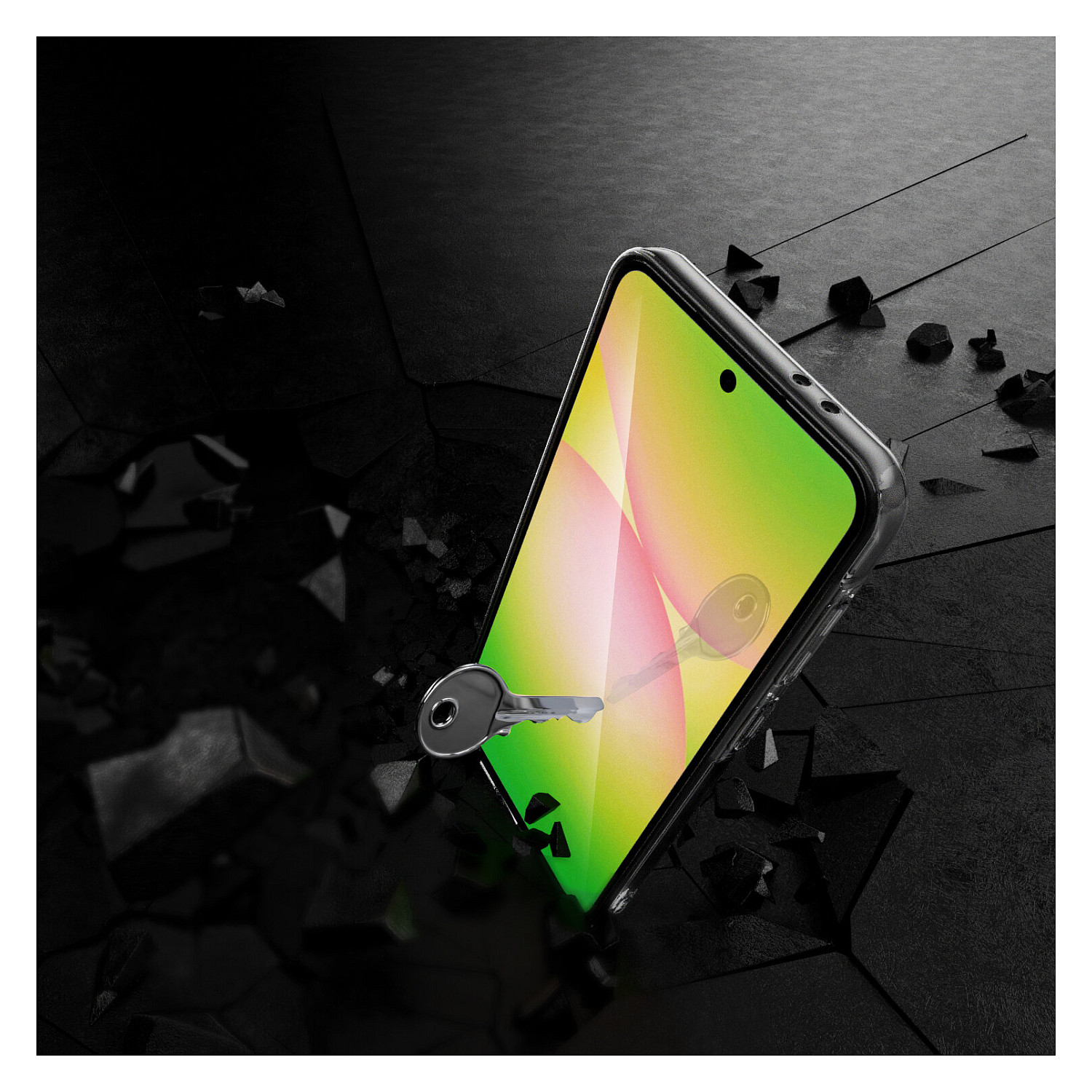 Aksesorë për telefon 4smarts 541757 / Case + Mbrojtëse për ekran / Samsung Galaxy A37 5G / 360° Protection Set - Transparente - 4