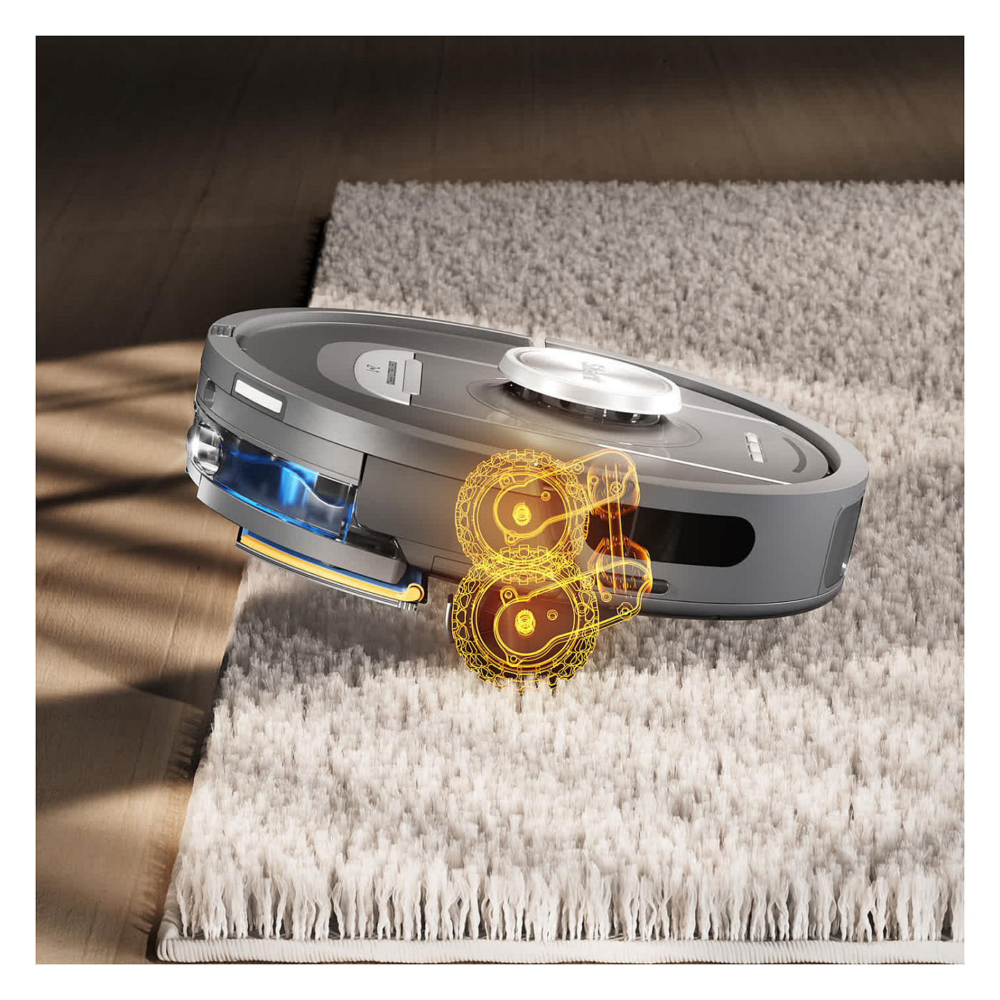 Fshesë Robotike Shark RV2800YEEU – E Zezë/Argjendtë - 2