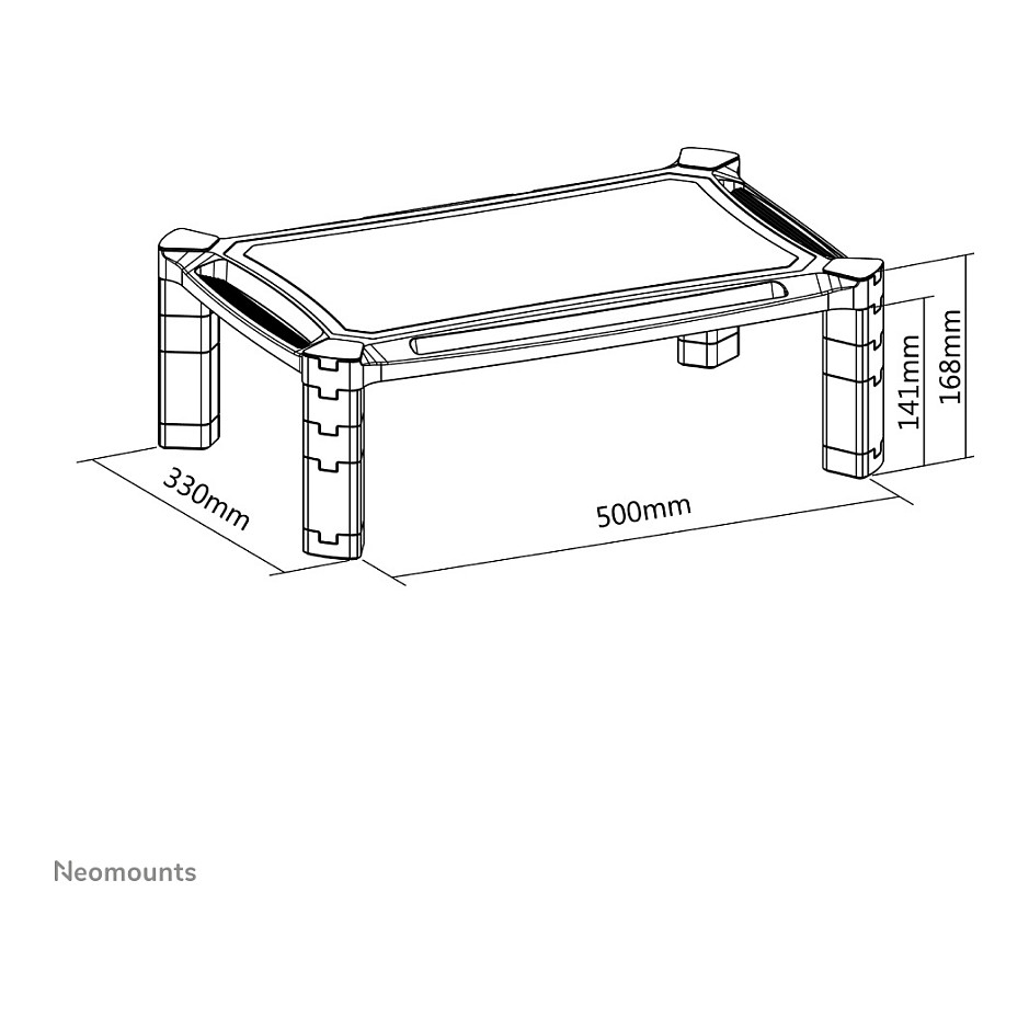 Mbajtëse për Monitor Neomounts NS MONITOR 20 monitor stand for flat screens. - 10
