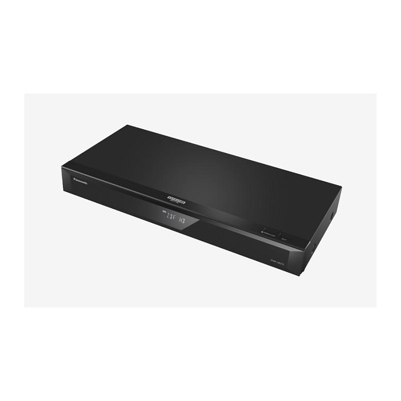 Blu-ray Recorder Panasonic DMR-UBS70EGK, Ultra HD 4K, HDD 500GB, sintonizues satelitor Twin DVB-S2 HD, Wi-Fi, HDR10+, 1 × HDMI - Zezë - 5