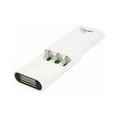 Powerbank ALLNET ALL-PB104 / Li-Ion 18650 / 3.7V / 3500mAh / CE-RoHS - Bardhë - 1