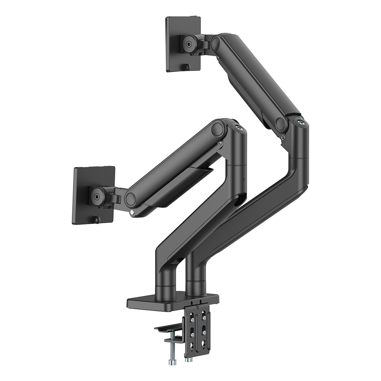 Mbajtëse për Monitor DIGITUS Dual / 2×45″ / 2×20 kg - Zezë - 5