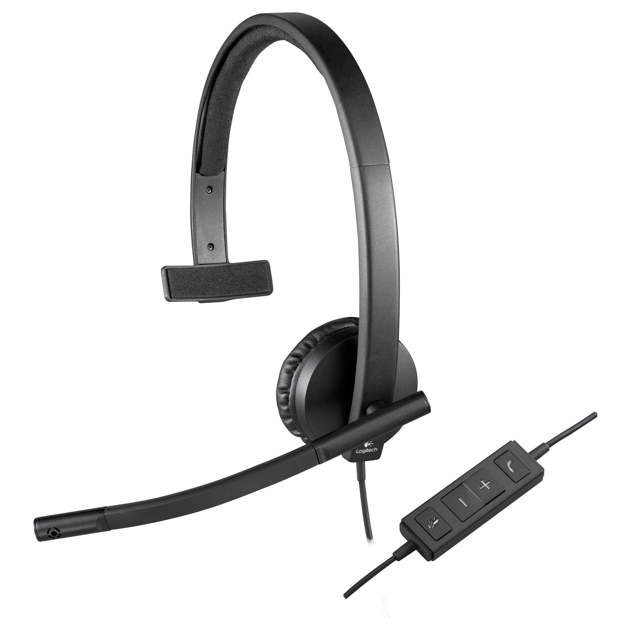 Kufje me Kabllo Logitech H570e / USB / Mono - Zezë - 1