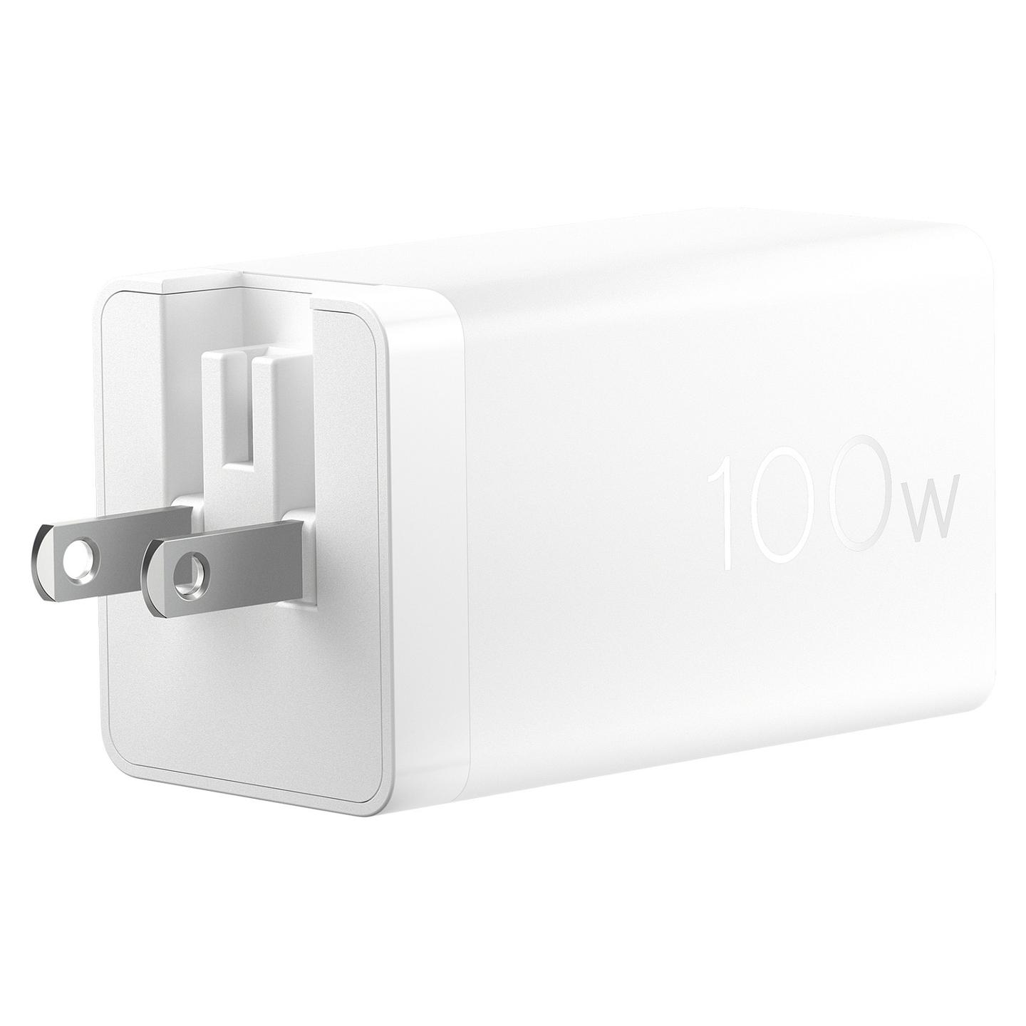 Karikues ASUS AC100-03, GaN, 100 W, 2x USB-C, 1x USB-A - Bardhë - 10