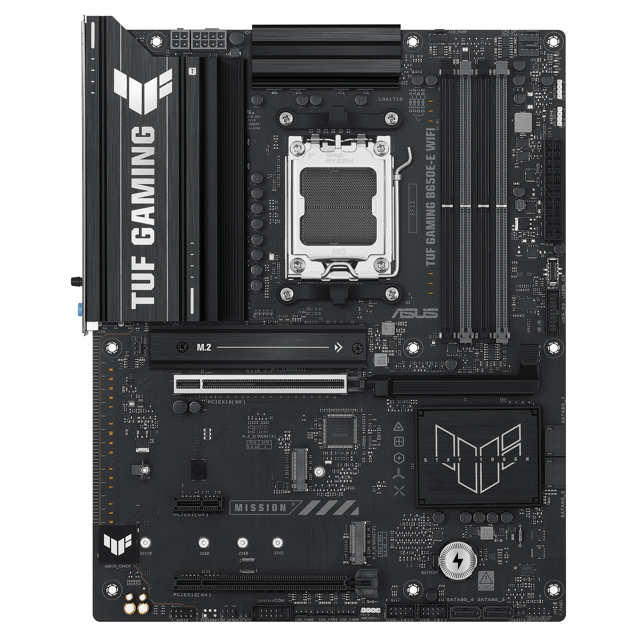 Pllakë Amë AMD AM5 ASUS TUF GAMING B650E-E WIFI / DDR5 / HDMI+DP - 2