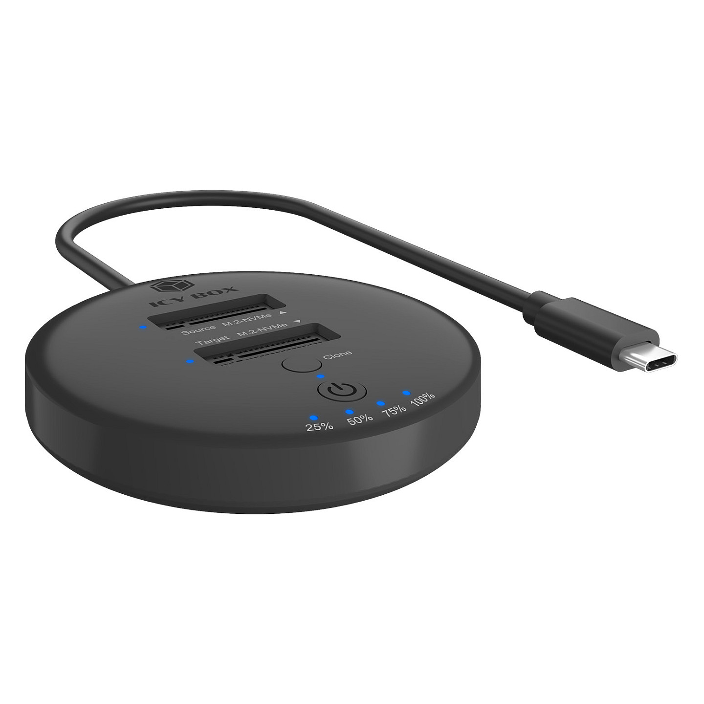 Docking Station Clone ICY BOX IB-1612MCL-C31 / 2x M.2 NVMe / USB-C 10Gbps / Offline Clone – Zezë