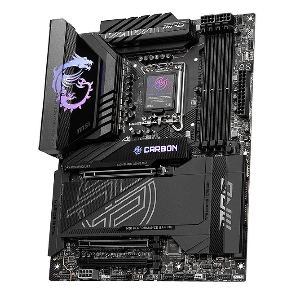 Pllakë Amë MB Intel MSI MPG Z890 CARBON WIFI, LGA1851, Z890, ATX, DDR5, WiFi 7 - 3