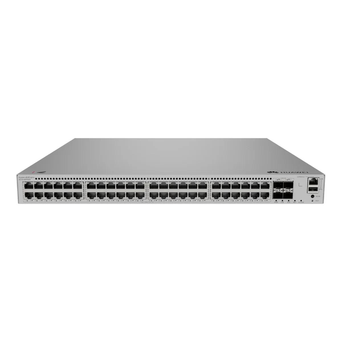 Switch Huawei eKitEngine S310-48PN4X, 48x 2.5G Ethernet RJ45 PoE+, 4x 10G SFP+, PoE 360W, 320Gbps, Layer 3 Managed, Rack 1U - Hiri