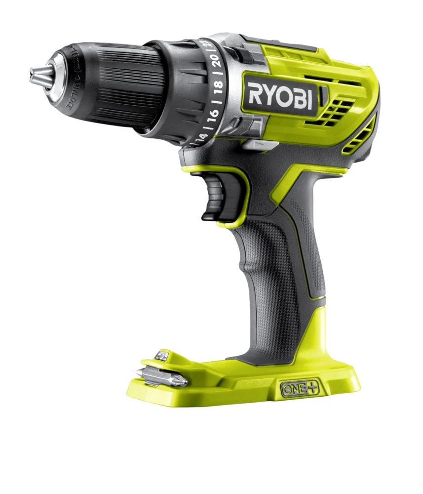Vidator me Bateri Ryobi R18DD3-0, 18V, 50Nm, 13mm - Gjelbër/Zezë