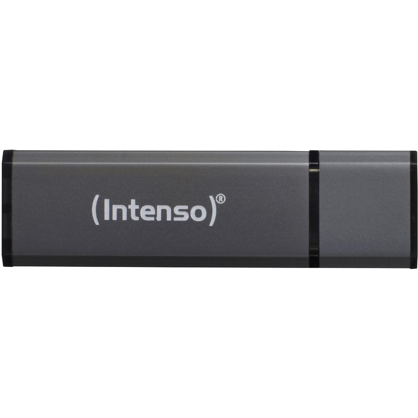 USB Flash Drive Intenso Alu Line 3521495 / 128GB / USB 2.0 / 28MB/s Read 6.5MB/s Write - Hiri - 2