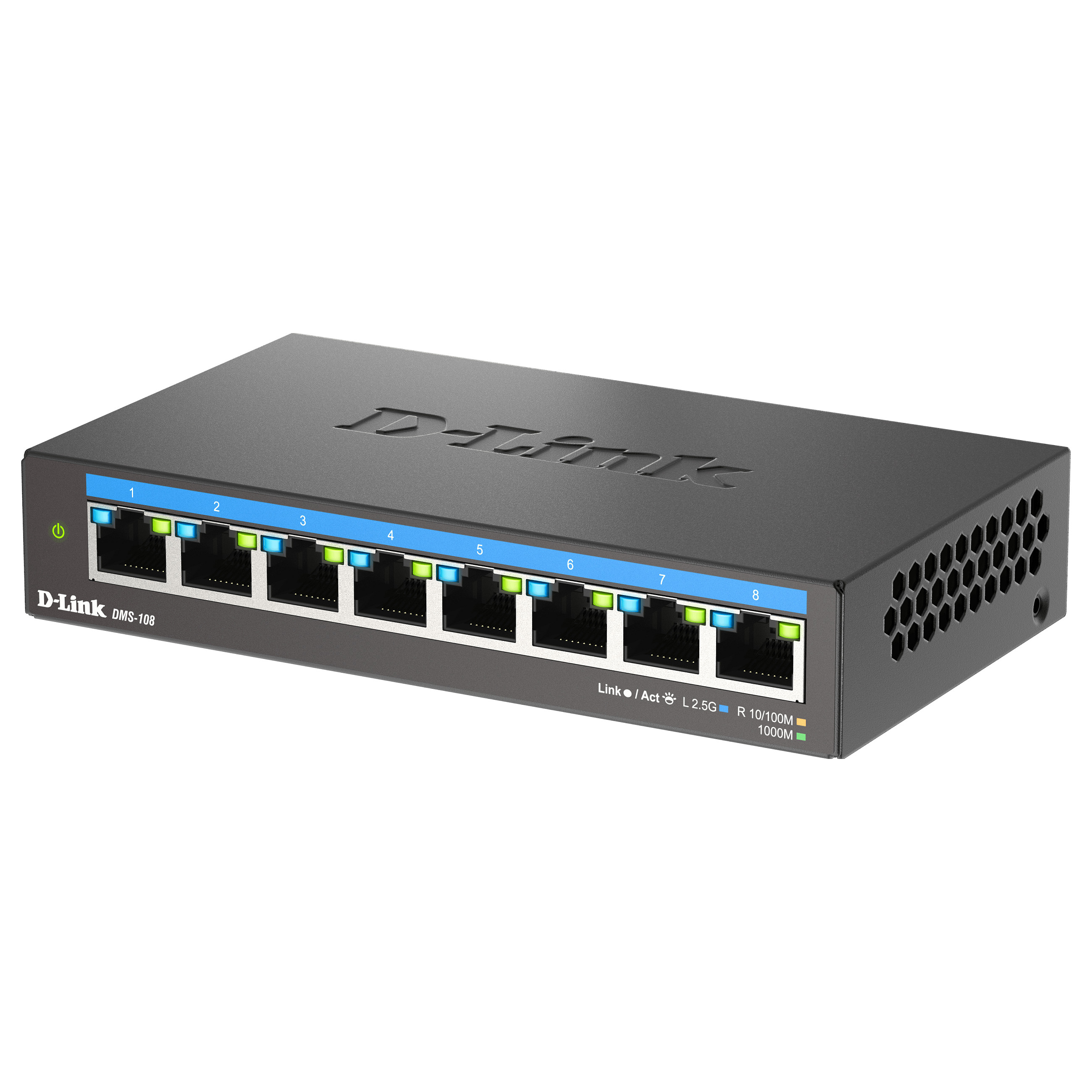Switch D-Link DMS-108 Multi-Gigabit, Unmanaged, 8 porte - 3