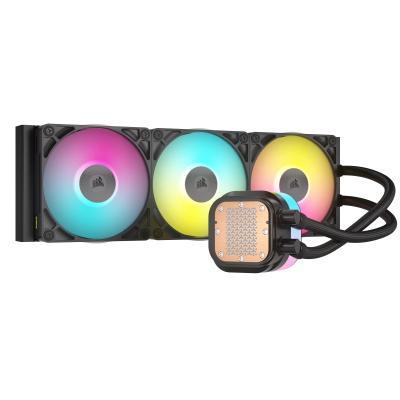 Ftohës për Procesor CORSAIR iCUE LINK TITAN 360 RX RGB, AIO, 360mm, 3x120mm RGB - Zezë - 2