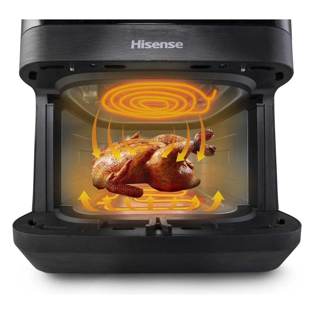 Fryer Hisense HAF2100DCD / 7.7L / 2100W / 10 Programe / 80–200°C / Double Heating / Touch Screen / Vivid Colour Display – Zezë - 11
