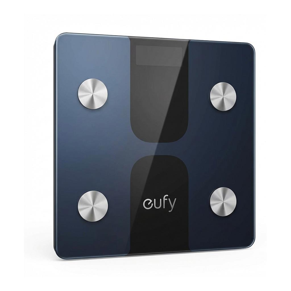 Peshore Diagnostikuese Eufy Smart Scale C1, Bluetooth, Analizë e Përbërjes Trupore, Kapacitet deri në 180 kg - Blu , Zezë