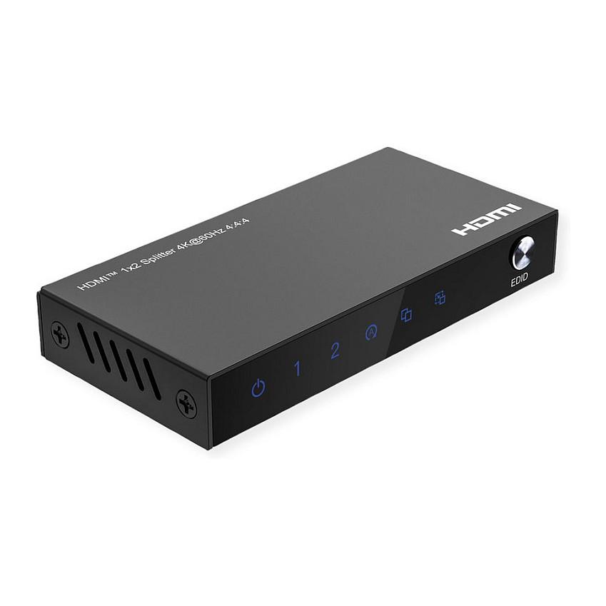 Splitter Video HDMI VALUE 14.99.3583, 1 Hyrje, 2 Dalje, 4K Ultra HD – Zezë - 1
