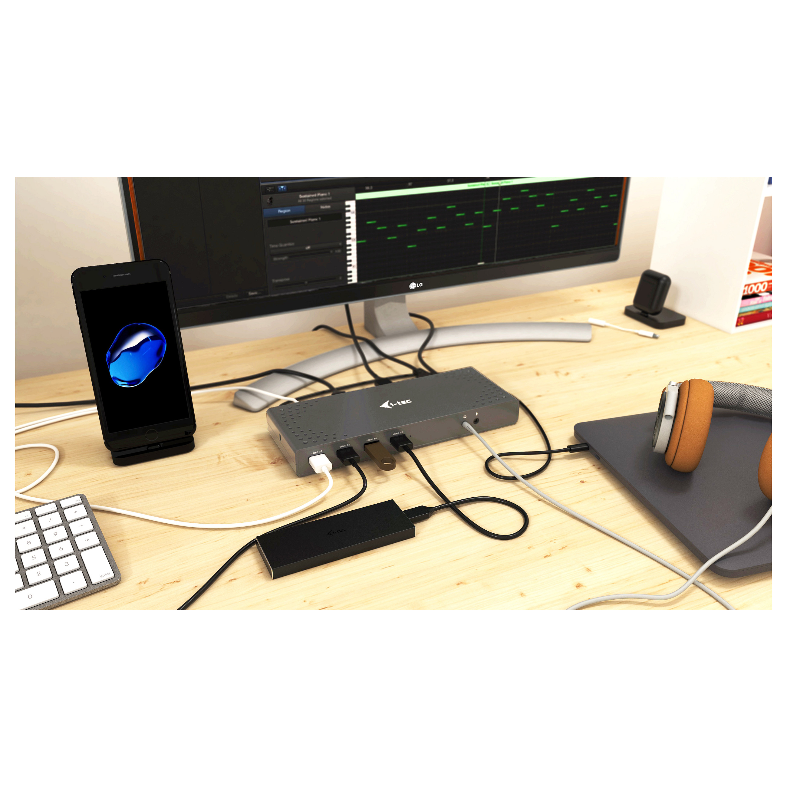 Docking Station I‑TEC USB 3.0 / USB-C 5K Universal Dual - 9