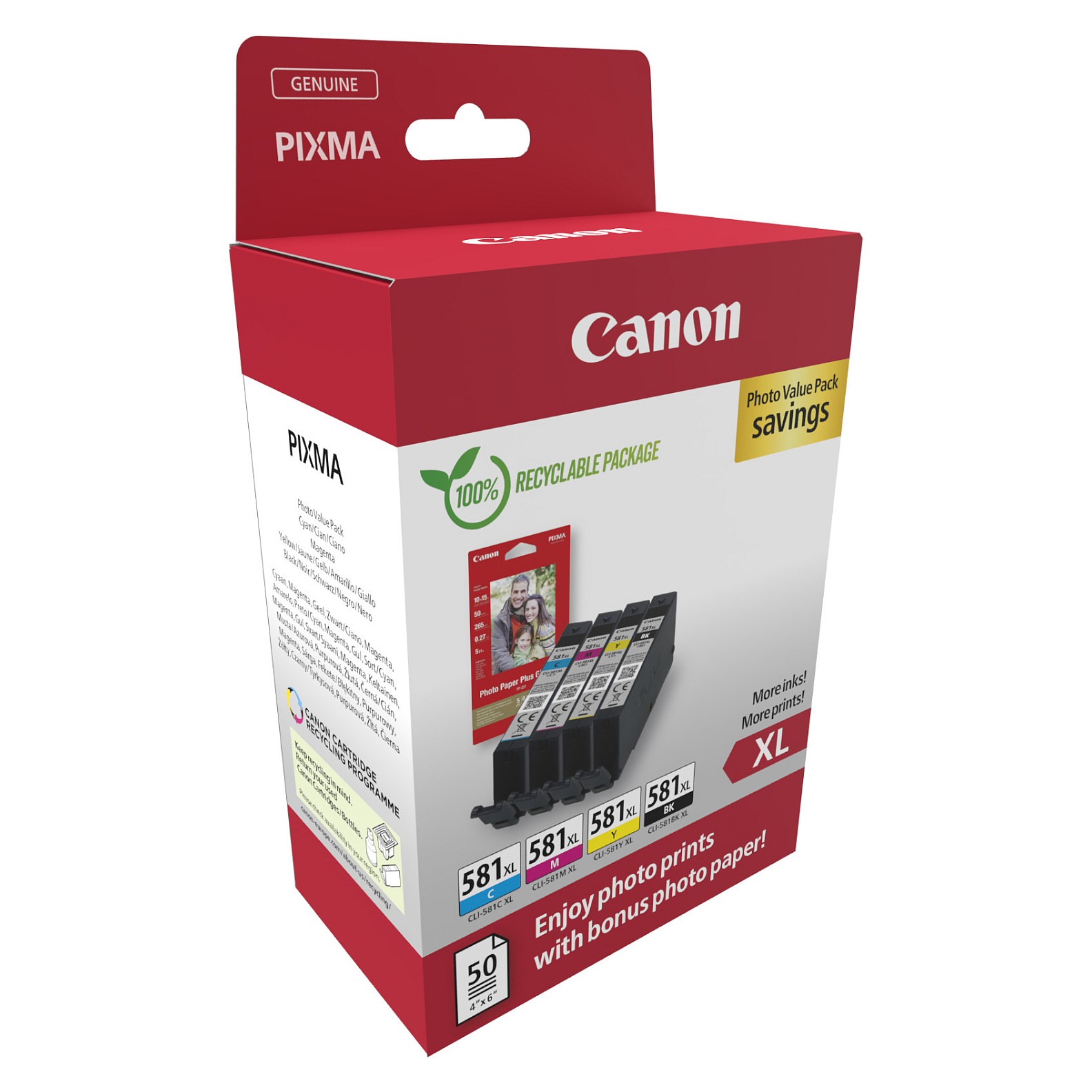INK Canon / CLI‑581XL / 2052C004 / 4pack Multipack - 2